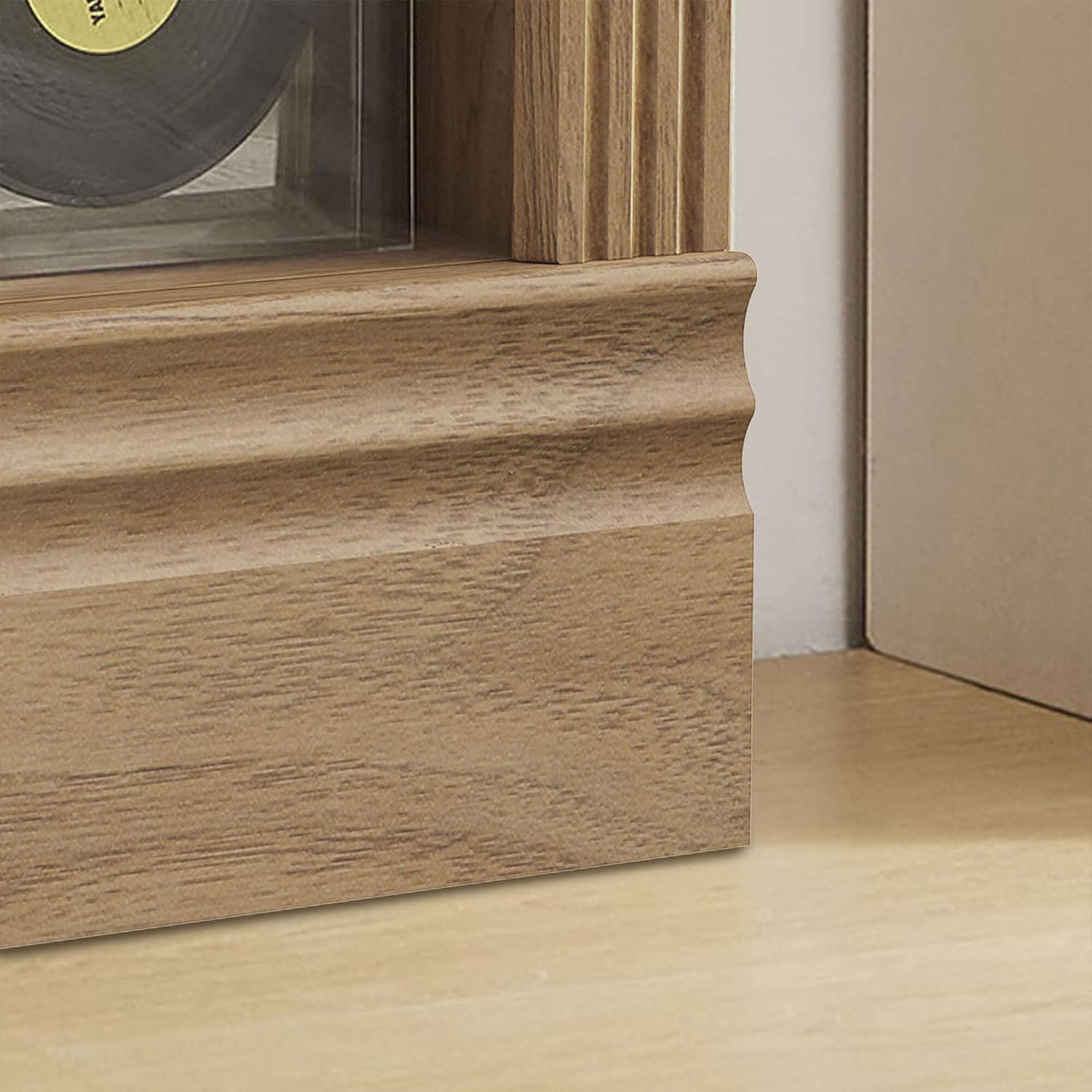 Alt View 7. VAUXHILL & CO. - VAUXHILL & CO. Halston Narrow Bookcase, Adjustable Storage Shelving Unit, Oak - Oak.