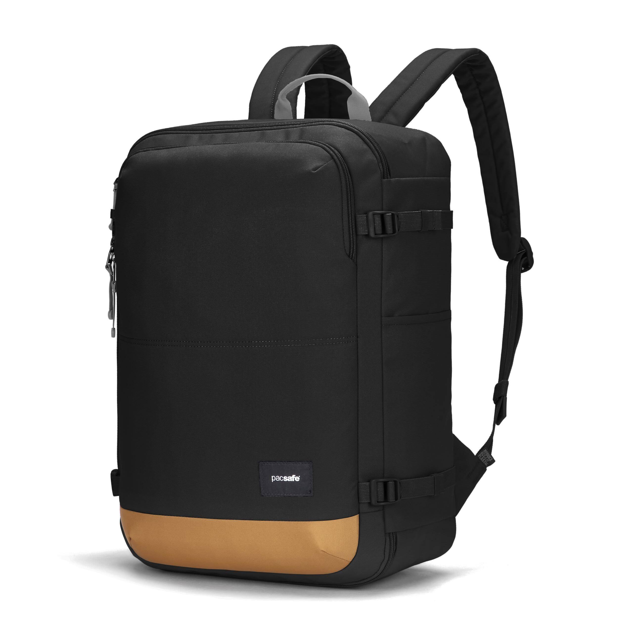Angle. Pacsafe - GO 34L Carry-on Backpack, Jet Black - Jet Black.