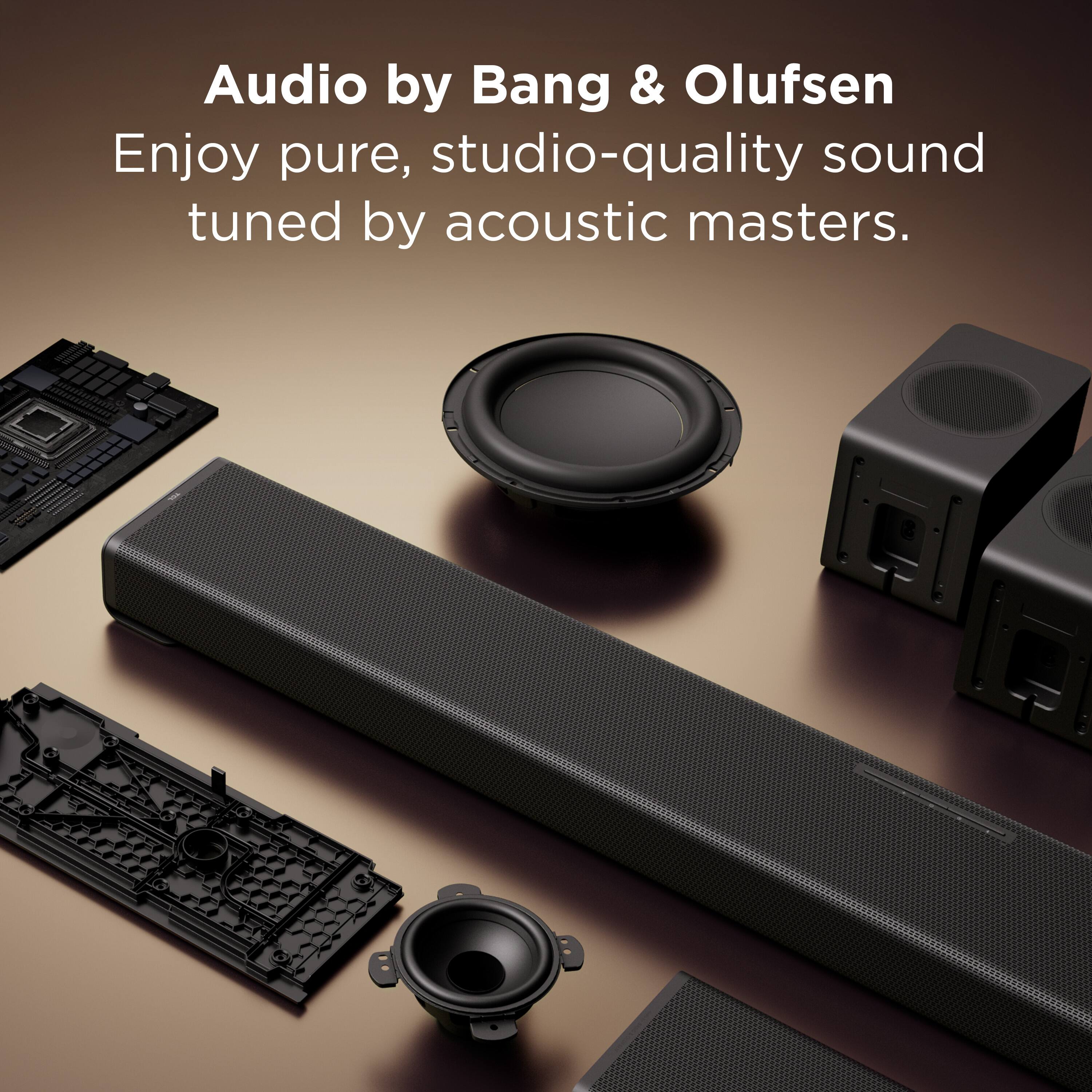 Audio by Bang & Olufsen  
Enjoy pure, studio-quality sound tuned by acoustic masters.