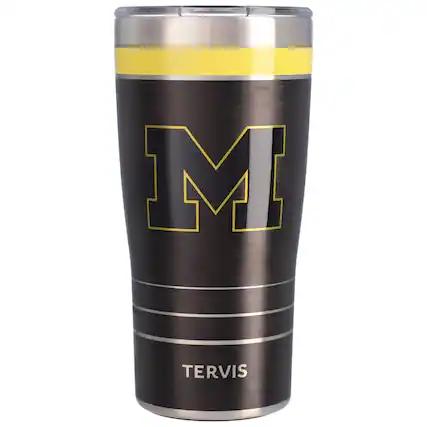 Front. Tervis - Michigan Wolverines 20oz. Night Game Tumbler - Multicolor.