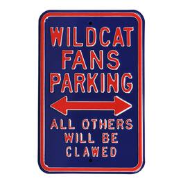 Authentic Street Signs - Arizona Wildcats 12" x 18" College Parking Sign - Blue