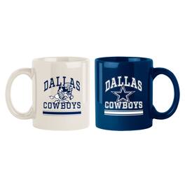 Logo Brands - Dallas Cowboys Two-Pack 15oz. Color Mug Set - Multicolor