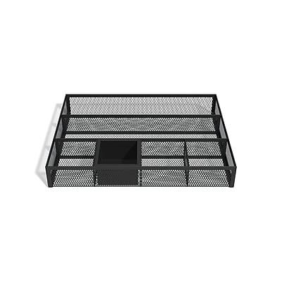 Alt View 2. TRU RED - TRU RED™ 6 Compartment Mesh Drawer Organizer, Matte Black (TR57545) - Matte Black.