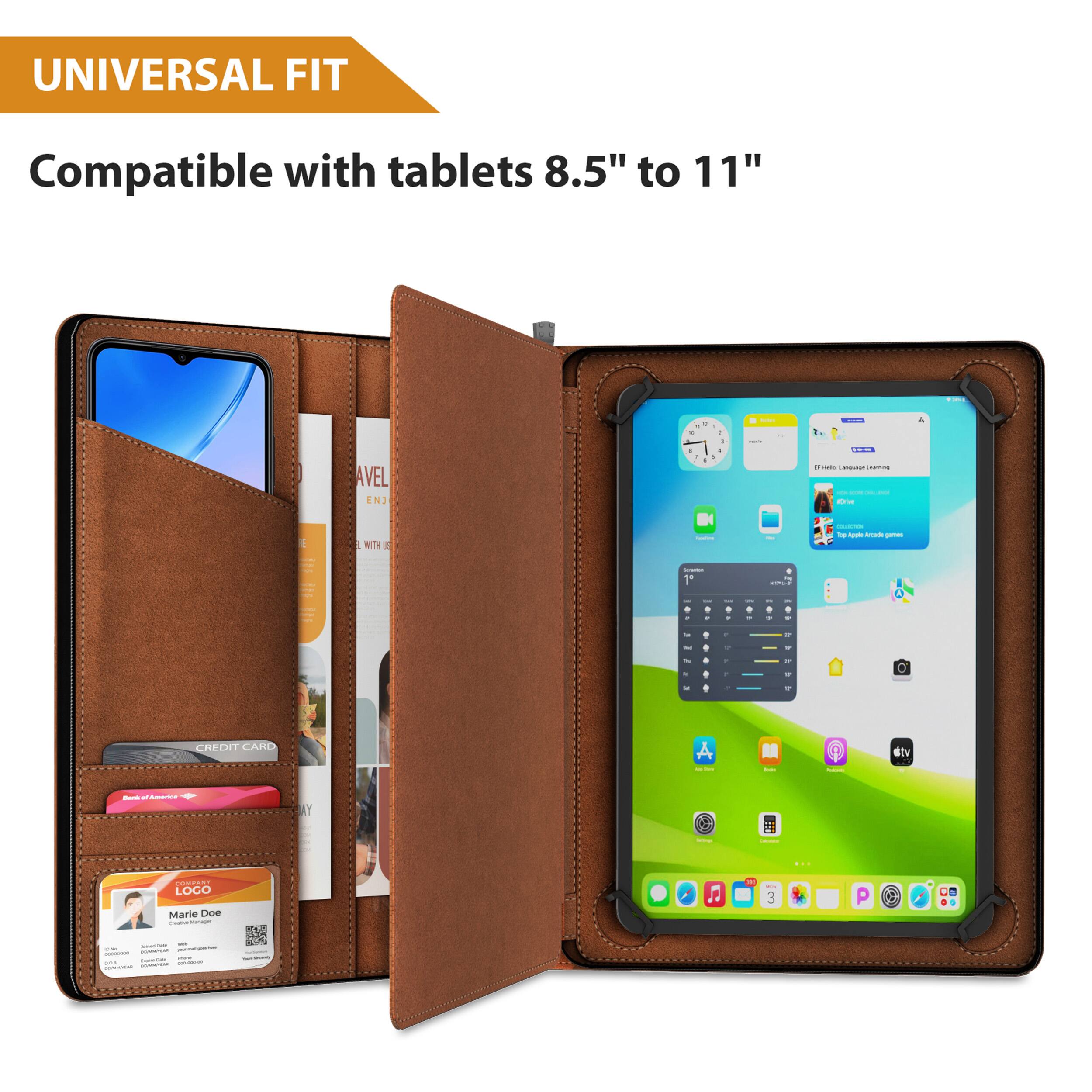 UNIVERSAL FIT  
Compatible with tablets 8.5" to 11"