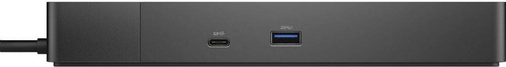 Left. Dell - Performance Dock WD19S 130W Docking Station - Black (Black).