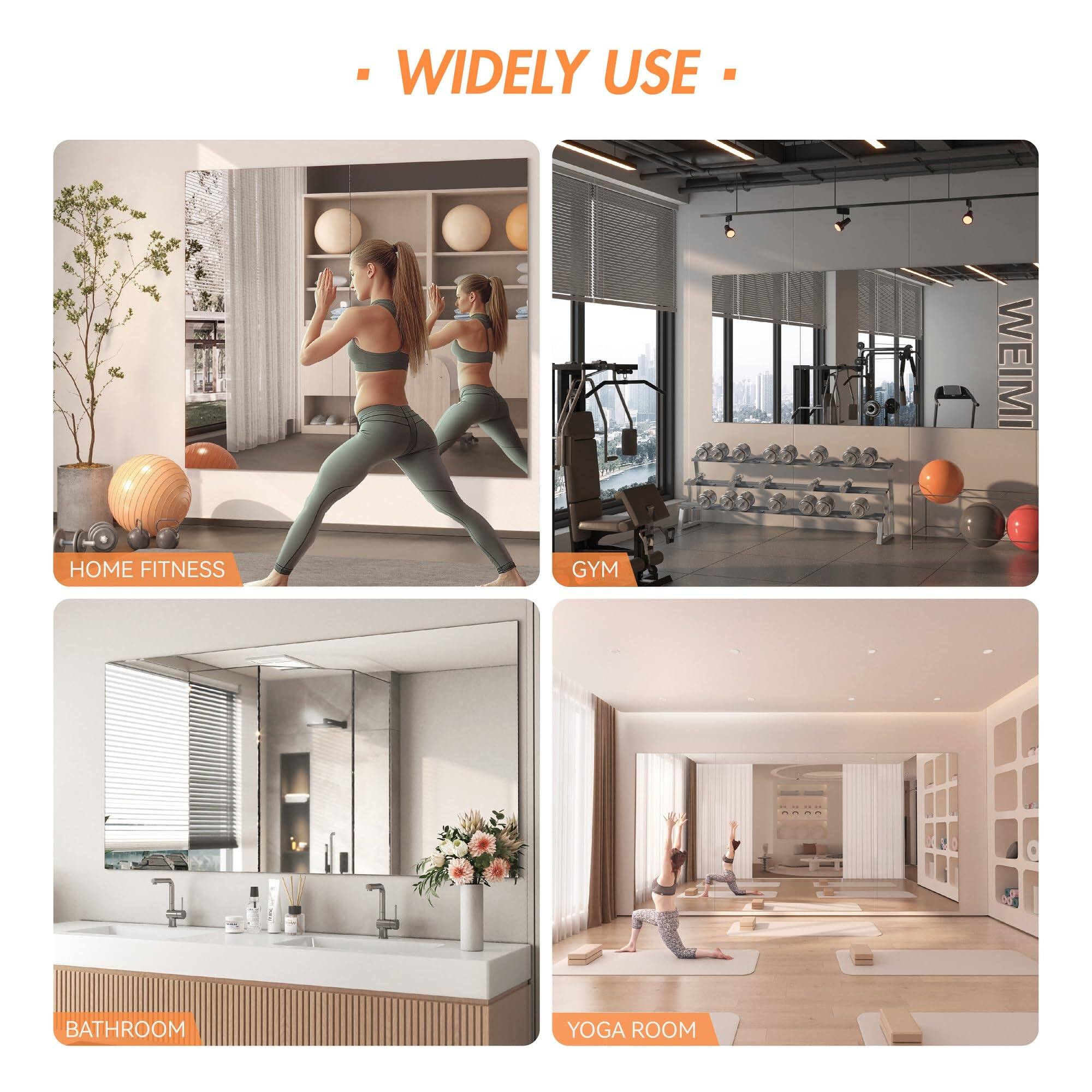 - WIDELY USE -

HOME FITNESS

GYM

BATHROOM

YOGA ROOM