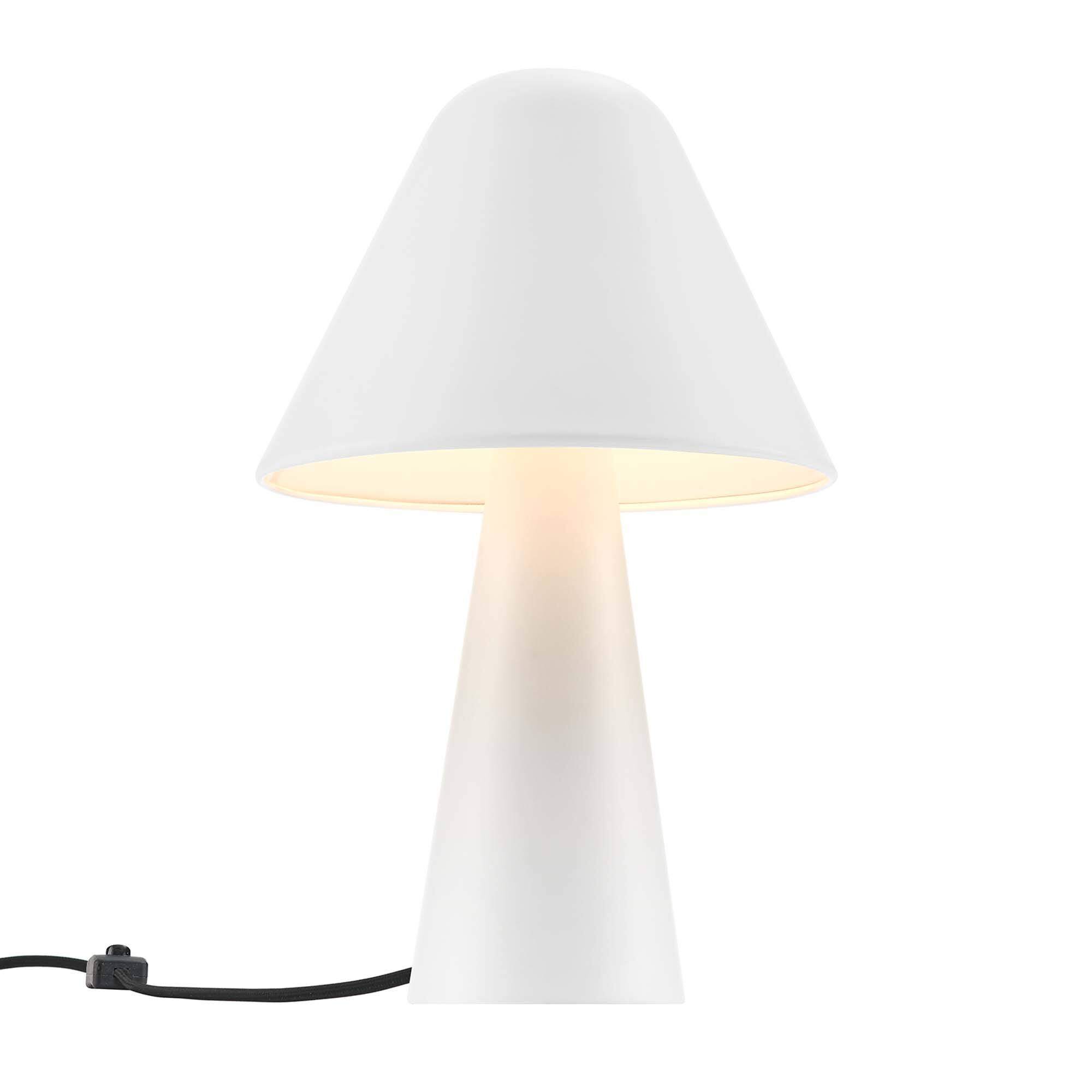 Alt View 2. Modway - Jovial Metal Mushroom Table Lamp by Modway - White.