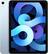 Front. Apple - Apple - Certified Refurbished 10.9-Inch iPad Air - (4th Generation) Wi-Fi + Cellular - 256GB (Unlocked) - Blue.