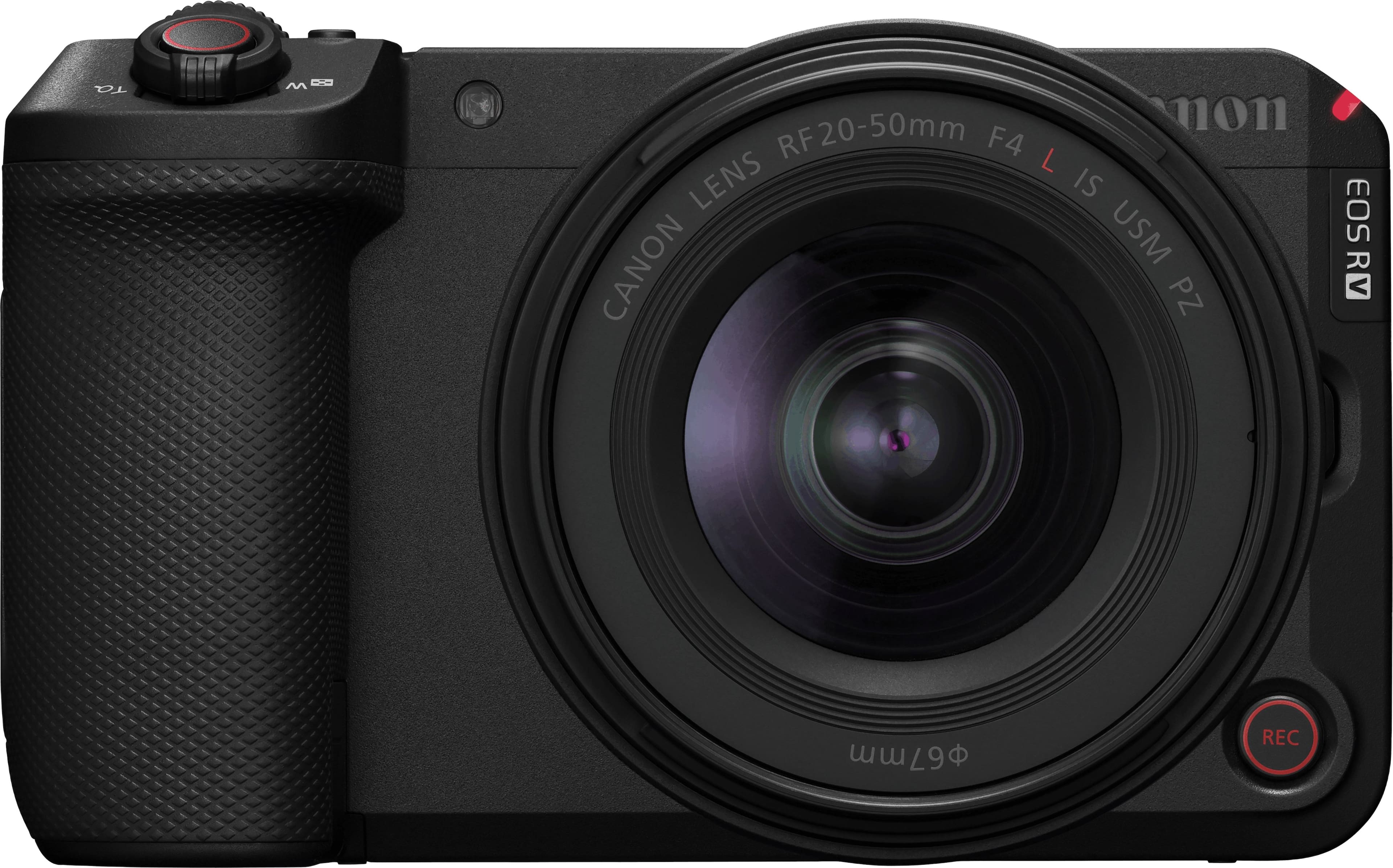 Canon - EOS R6 V 7K Video Mirrorless Camera with RF20-50mm F4 L IS USM Lens - Black