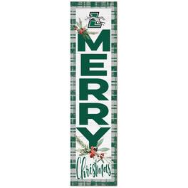 Jardine - Loyola Greyhounds 12'' x 48'' Outdoor Christmas Leaner - White