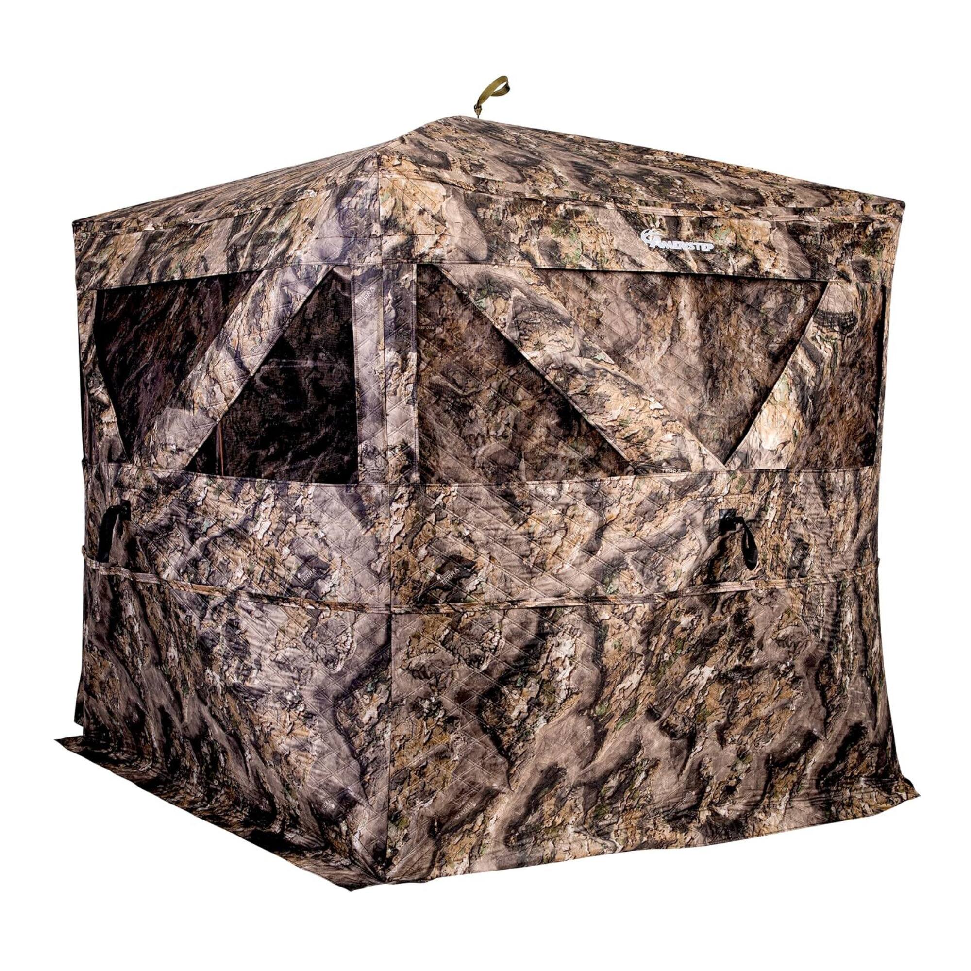 Front. Ameristep - Ameristep Pro Series Thermal Hub Blind (Mossy Oak Elements Terra) - Mossy Oak.