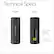 Technical Specs
FRONT
- 7.2 in
- 2.6 in
BACK
- (Four) 1 Gig Ethernet LAN ports
- 2.5 Gbps Internet port