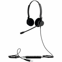 Jabra - BIZ 2300 Headset - Microsoft Teams Certification - Stereo - USB Type A - Wired - 32 Ohm - 70 Hz to 16 kHz - Red