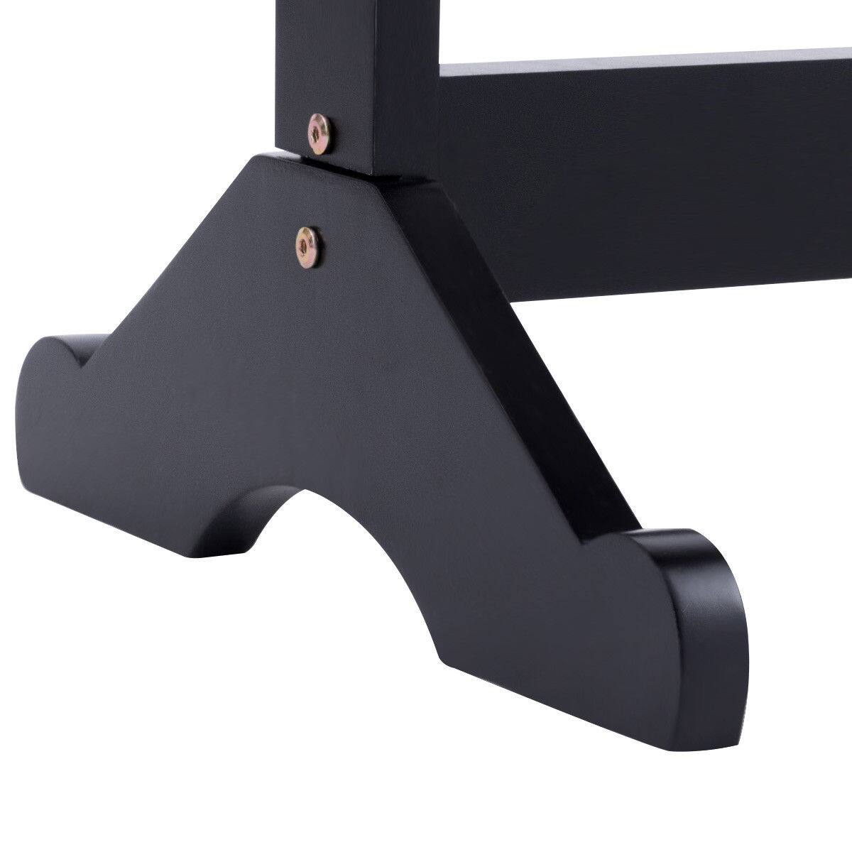 Alt View 16. Costway - Mirrored Jewelry Cabinet Storage Organizer Drawers - Black.