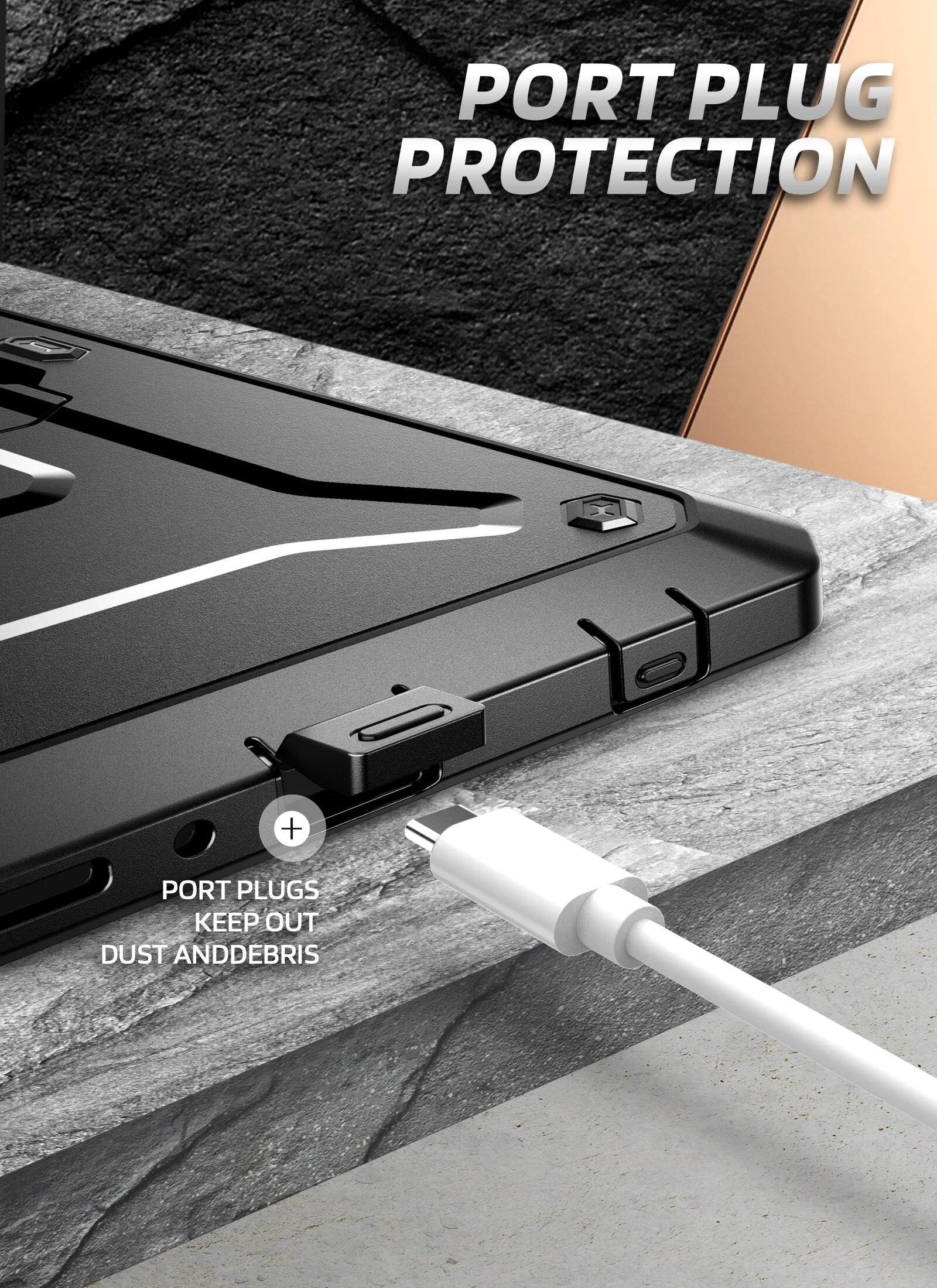 PORT PLUG PROTECTION  
PORT PLUGS KEEP OUT DUST AND DEBRIS