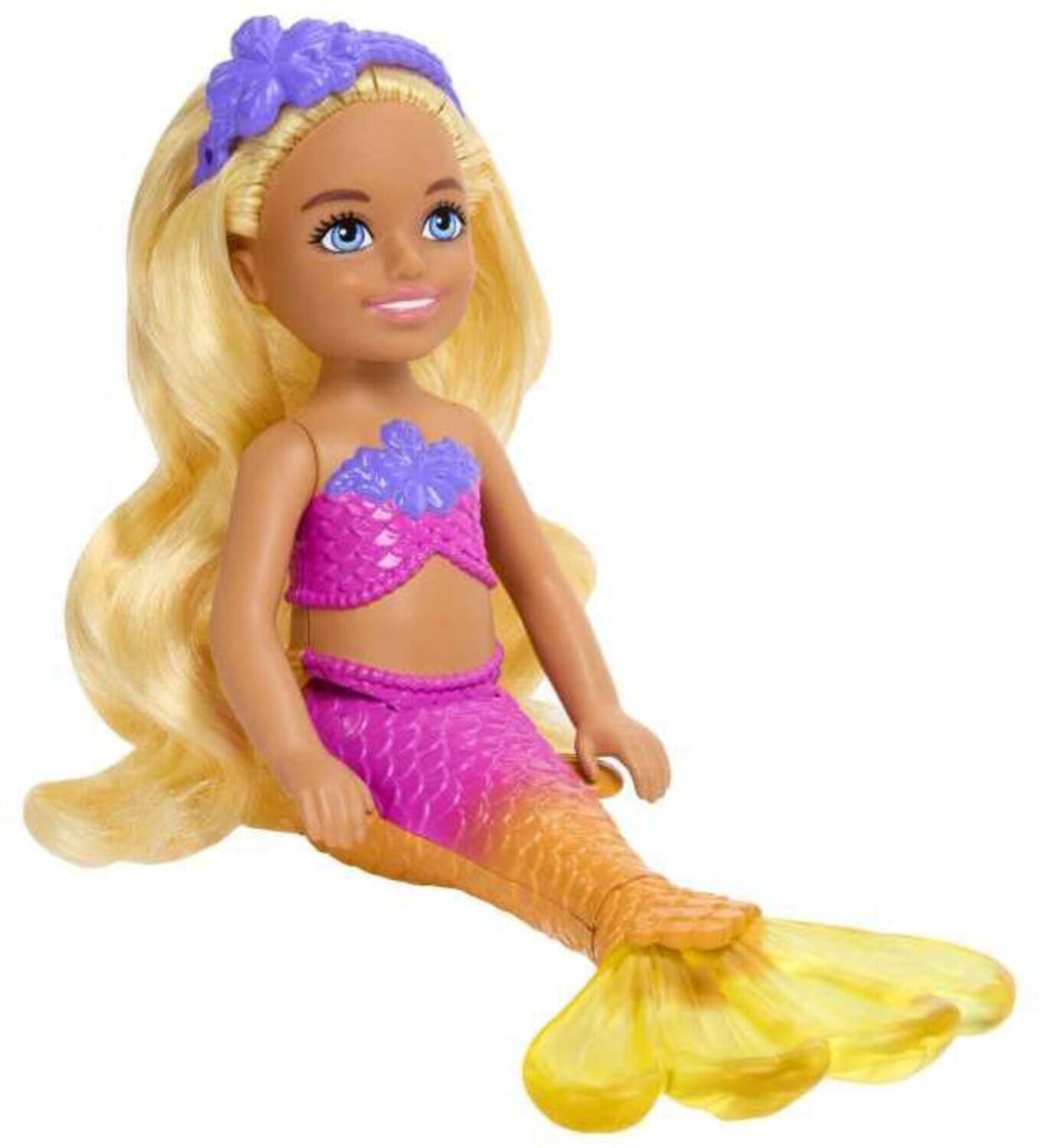 Alt View 1. Mattel - Barbie Fairytale Mermaid Chelsea Doll, Blond Hair   - Collectibles - Multicolor.