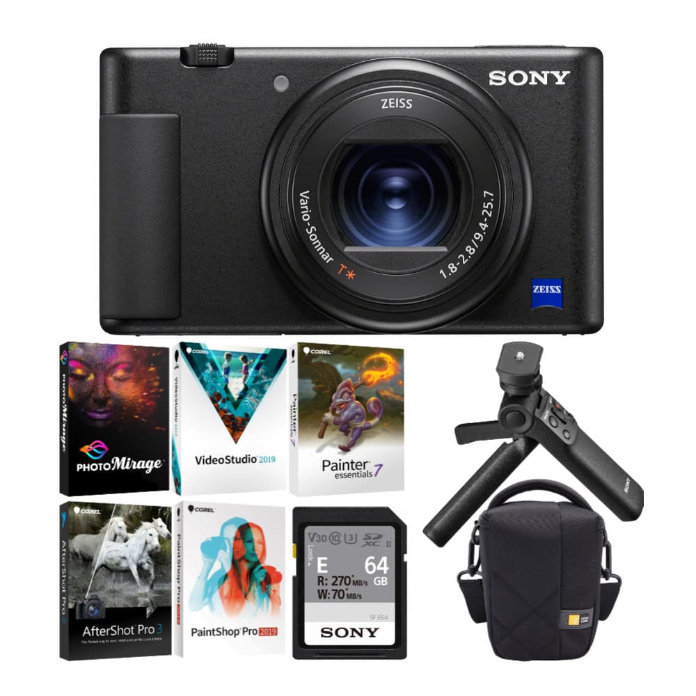 Sony - ZV-1 Digital Camera With Vlogger Accessory Kit