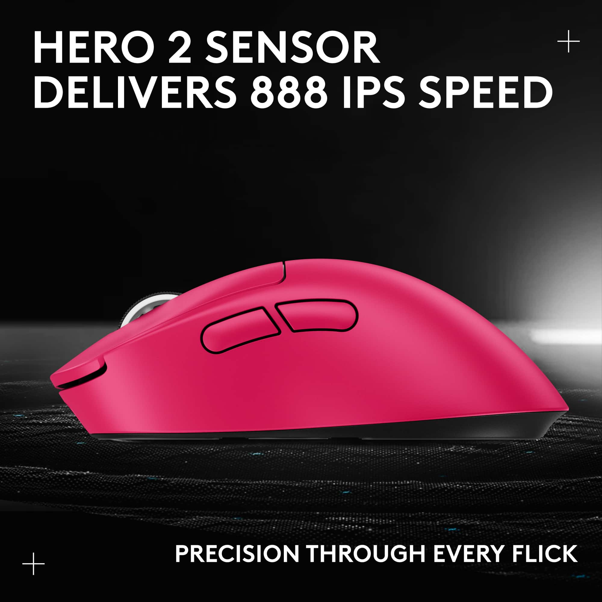 HERO 2 SENSOR DELIVERS 888 IPS SPEED
PRECISION THROUGH EVERY FLICK