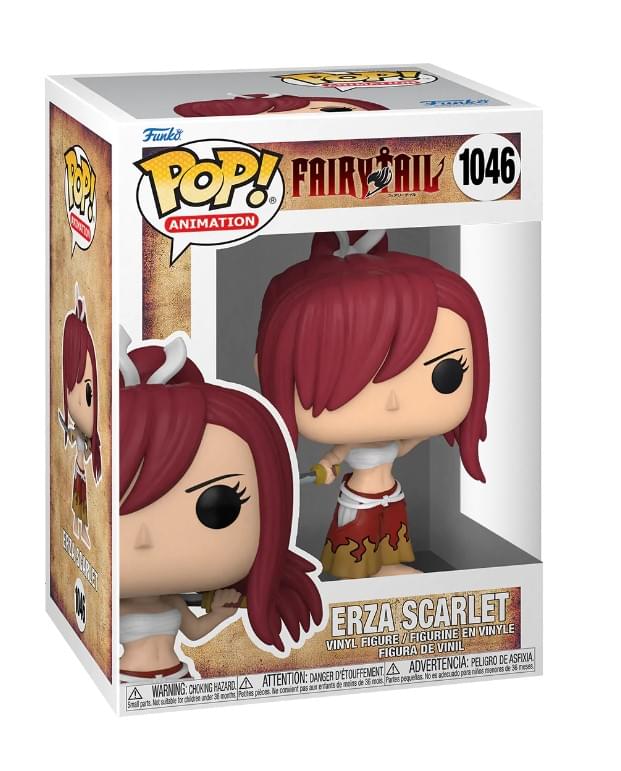 RO TORkA Funko POP! FAIRY TAIL 1046 1 ANIMATION ND SREE 5 ERZA SCARLET VINYLE FIGURINE EN FIGURE / VINYL DE VINIL FIGURA ASFIXIA PELIGRO DE D'TOUFFEMENT ADVERTENCIA: 03 nier momOres d % DANGER pequetos N e adecuado HAZARO ATTENTION: d de 36 Partes WARNING: CHOKING Netes pleces. le grder 3 n Smal