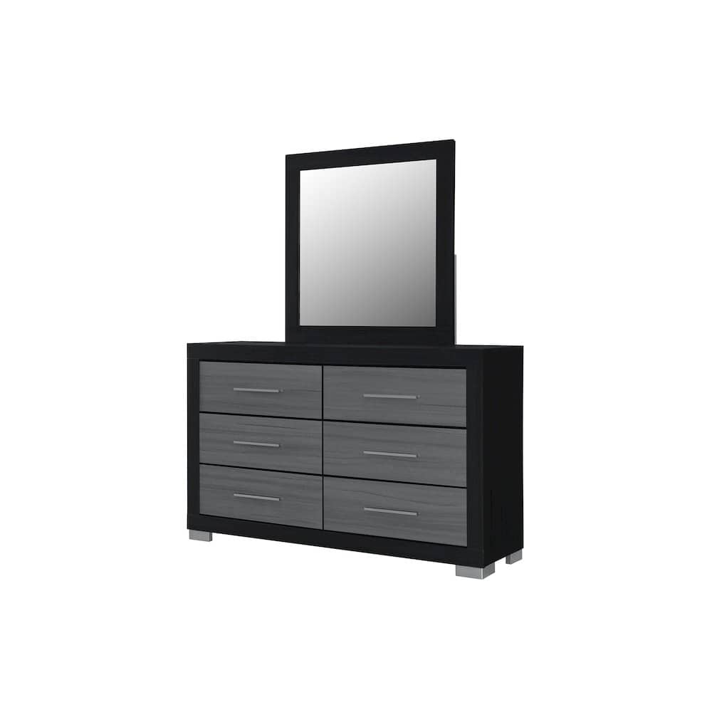 Global Furniture USA - Emma Black/Grey Mirror - Black,Grey price history on PriceWatchPro