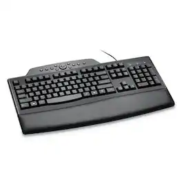 Kensington - K72402US Pro Fit Comfort Wired Internet/Media Keyboard - Black