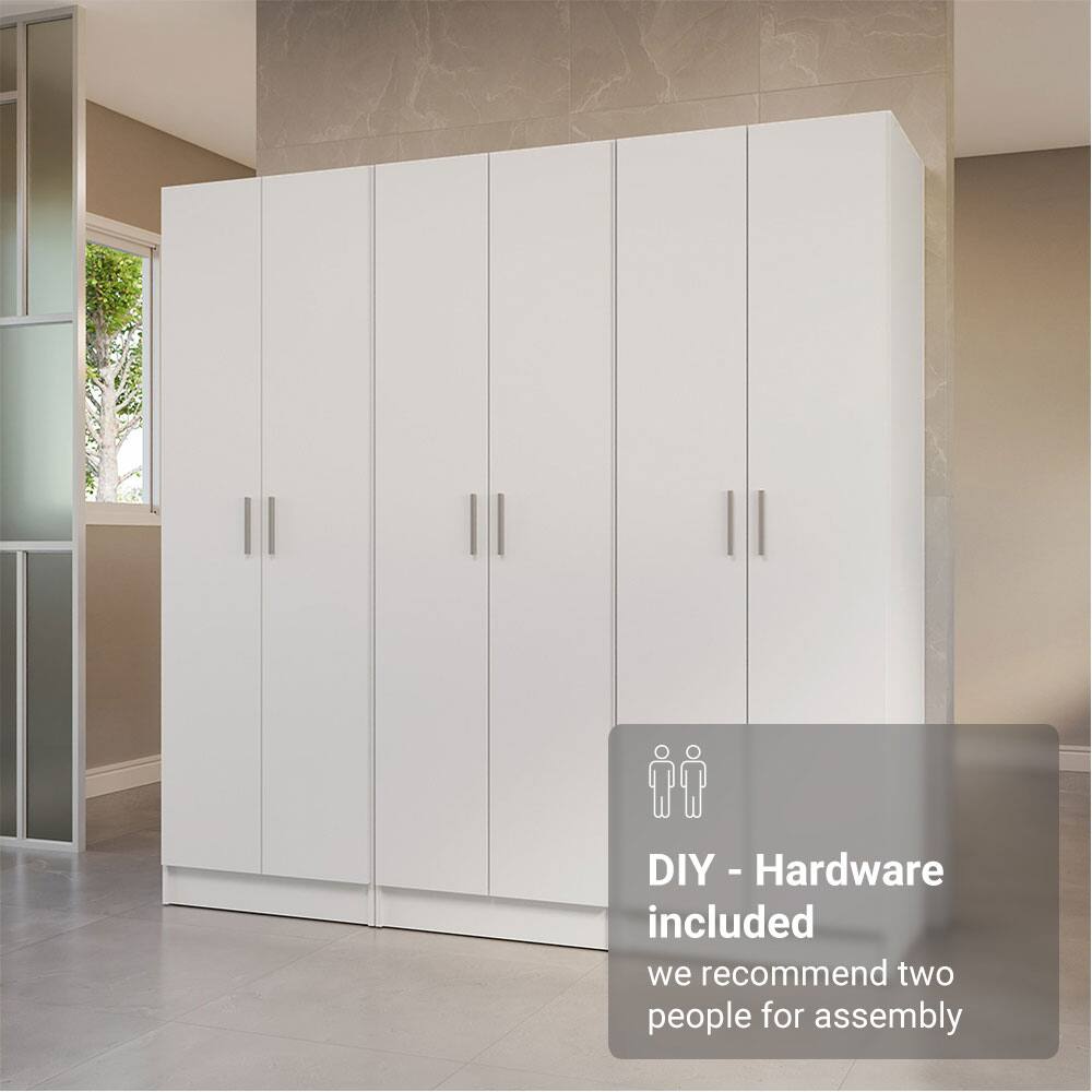 DIY - Hardware included  
we recommend two people for assembly