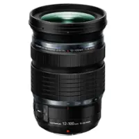 OM System - M.Zuiko Digital ED 12-100mm F4.0 IS PRO High Magnification Zoom Lens - Black - Front_Zoom