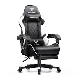GTPlayer - PU leather Gaming Chair Ergonomic Computer Chair - White