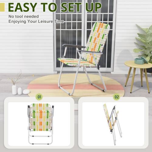 EASY TO SET UP  
No tool needed  
Enjoying Your Leisure Time  

01  
02