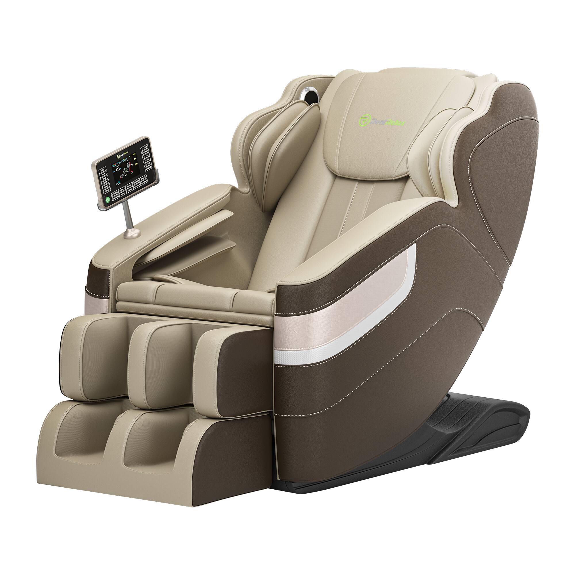Front. Essen Blissed - Favor BS-04 Full Body Zero Gravity with Shiatsu Massage Chair - Brown.