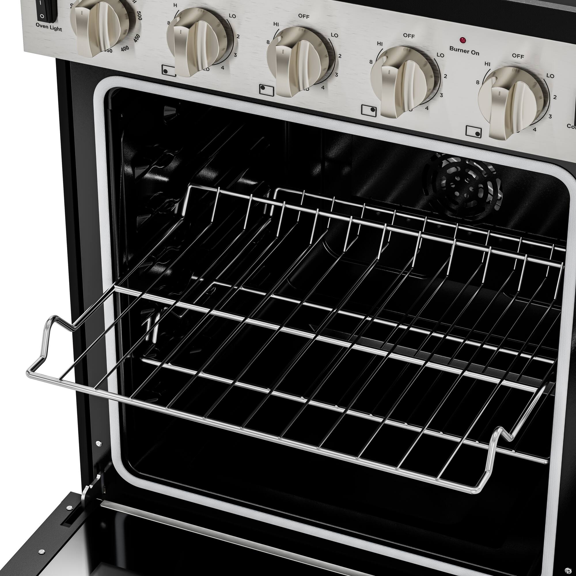 0 Coen Light  
I N + 500 450 400 a .  
H 1 0 4 LO 3 3 HI - OFF a 4 LD 2 3 8 HI - OFF  
Burner On LO HI 2 a 3 - OFF LD 2 4 4 3 Co