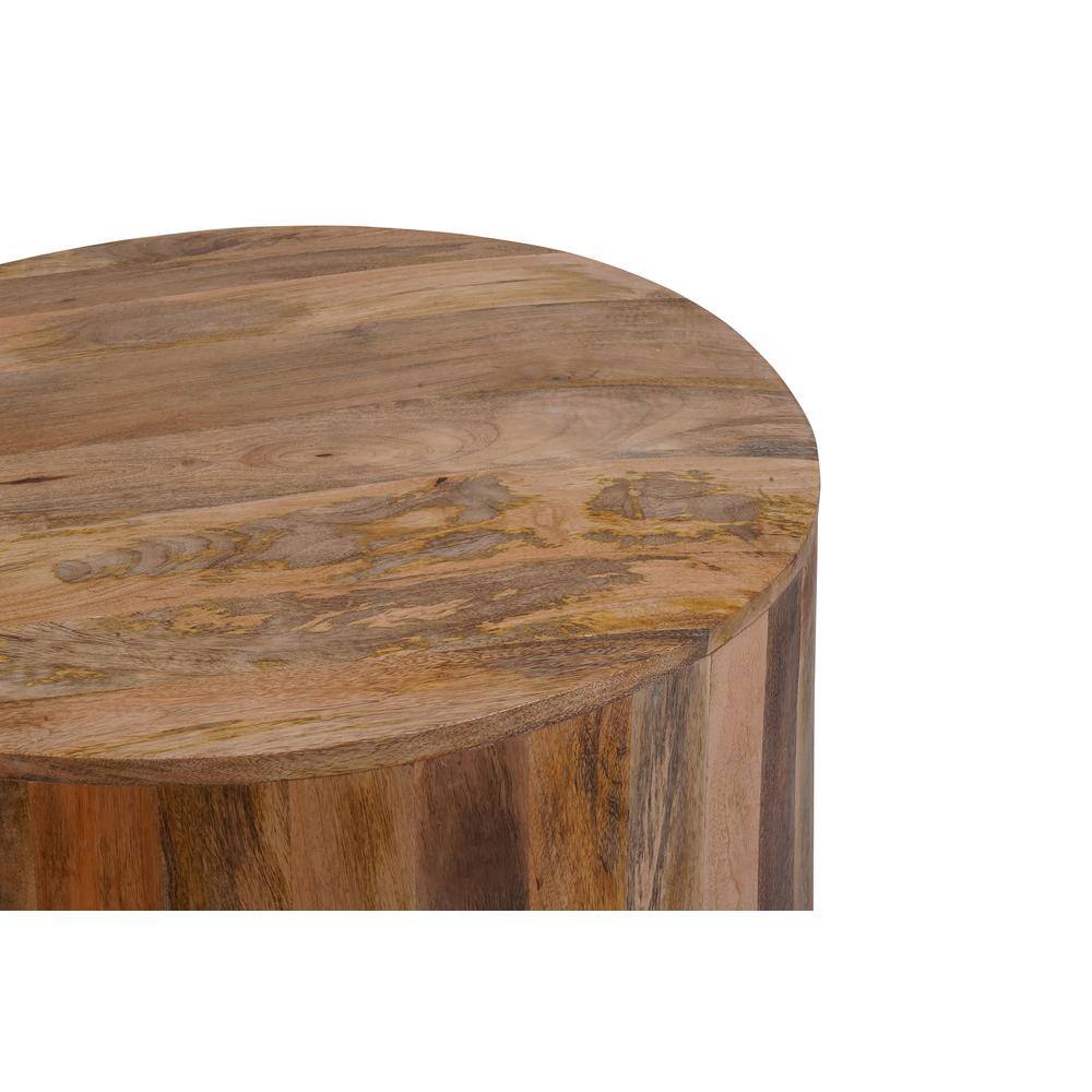 Alt View 2. Carolina Chair & Table - Krissa 30" Round Mango Wood Coffee Table - Natural - Brown.