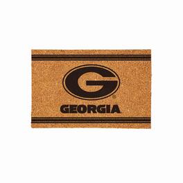 Evergreen Enterprises - Georgia Bulldogs 24" x 36" Outdoor Monochrome Team Logo Coir Mat - Brown