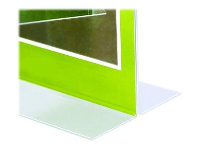 Alt View 2. Nu-Dell - NuDell Sign Holder, 8.5" x 11" Plastic - Clear.