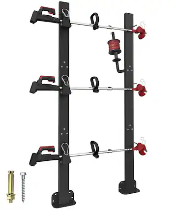 Front. Skar Audio - 4 Place Weed Eater Rack For Open Trailer Weedeater With Lockable Hasp Mount On Landscape Truck Enclosed Tri... - 3 Place.