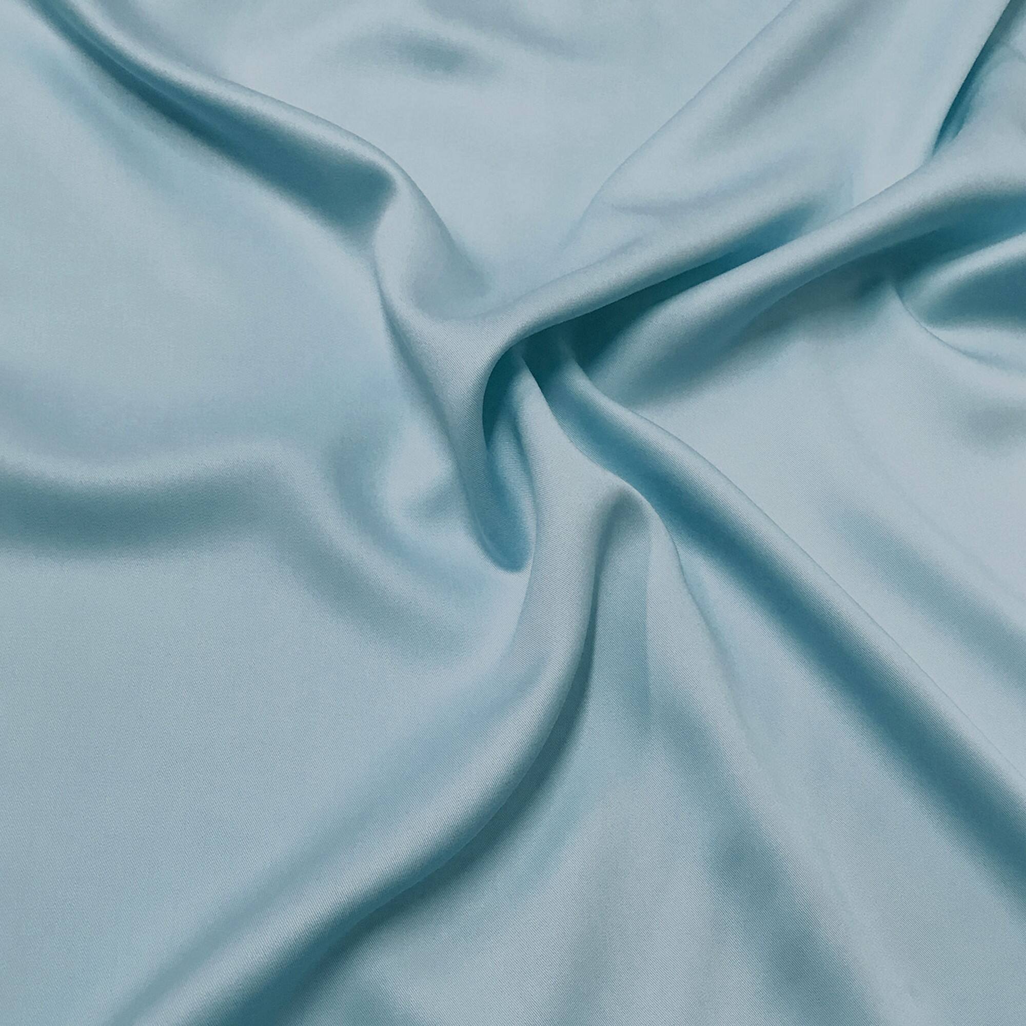 Alt View 6. BedVoyage - Luxury 100% viscose from Bamboo Fitted Sheet - Sky.