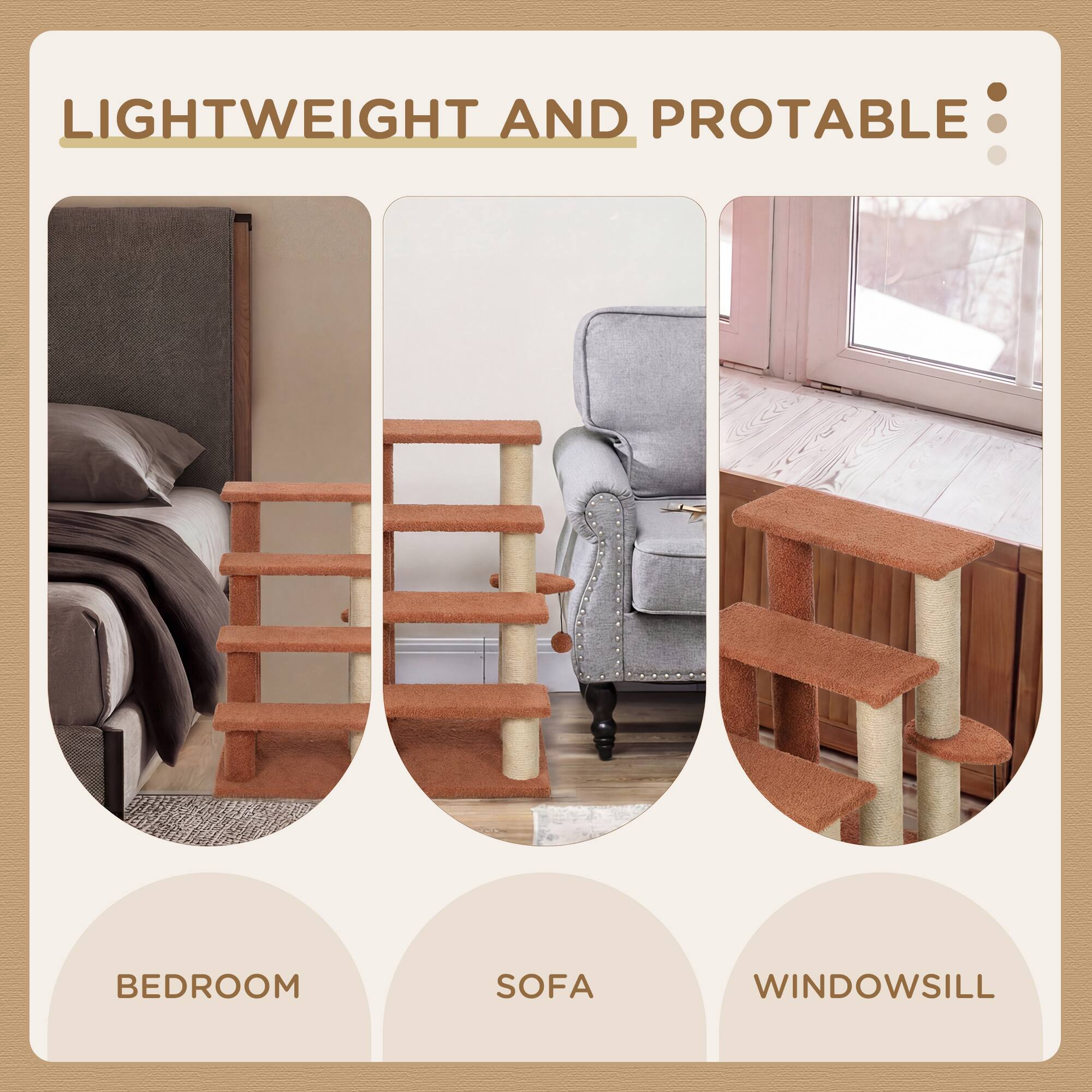 LIGHTWEIGHT AND PORTABLE

BEDROOM
SOFA
WINDOWSILL