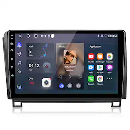 Junsun - For Toyota Tundra 2007-2013 10" Android 14 2+64GB carplay Car Stereo Radio GPS Navi FM RDS SWC Bluetooth - Black