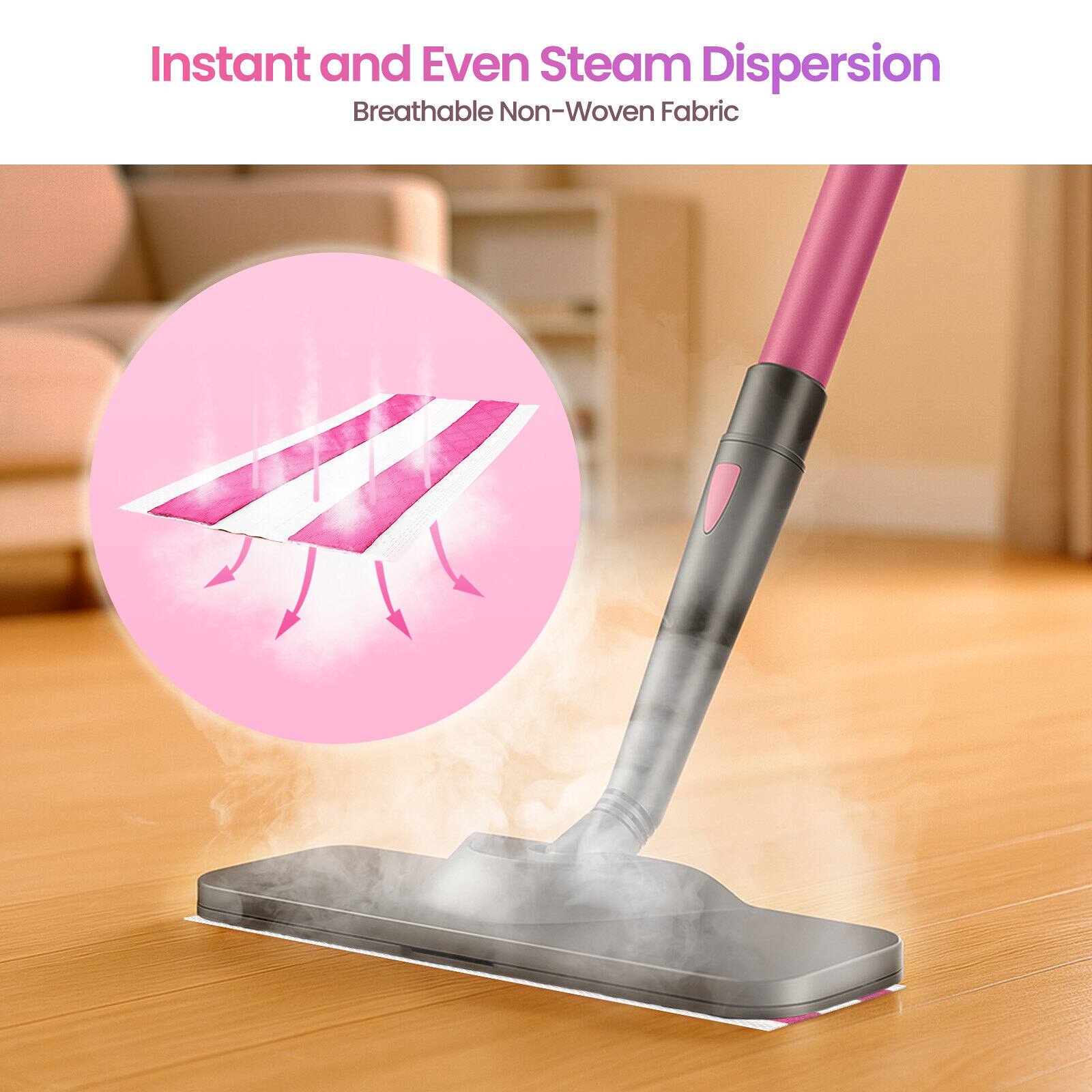 Instant and Even Steam Dispersion  
Breathable Non-Woven Fabric