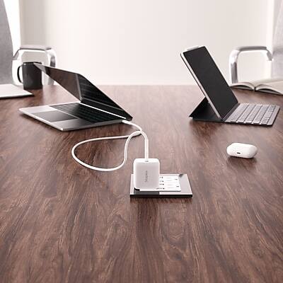 Alt View 4. Staples TECH - Staples TECH GaN USB-C Wall Charger, 25W, White (ST62323-CC) - White.