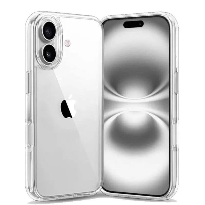 Front. Entronix - Entronix Case for iPhone 17 - [Hard Back] Slim Clear - Clear.