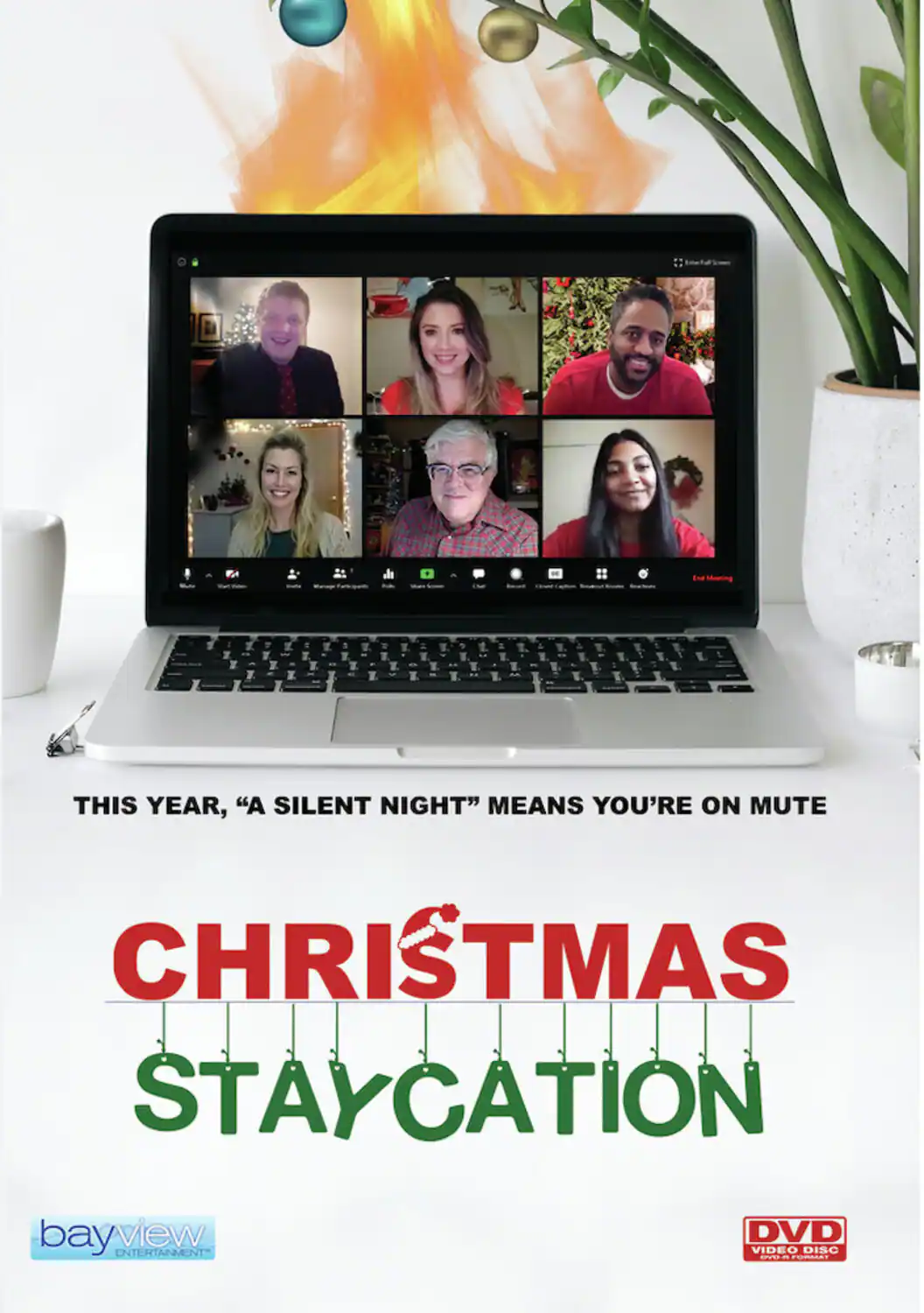 Front. Christmas Staycation   - DVD.