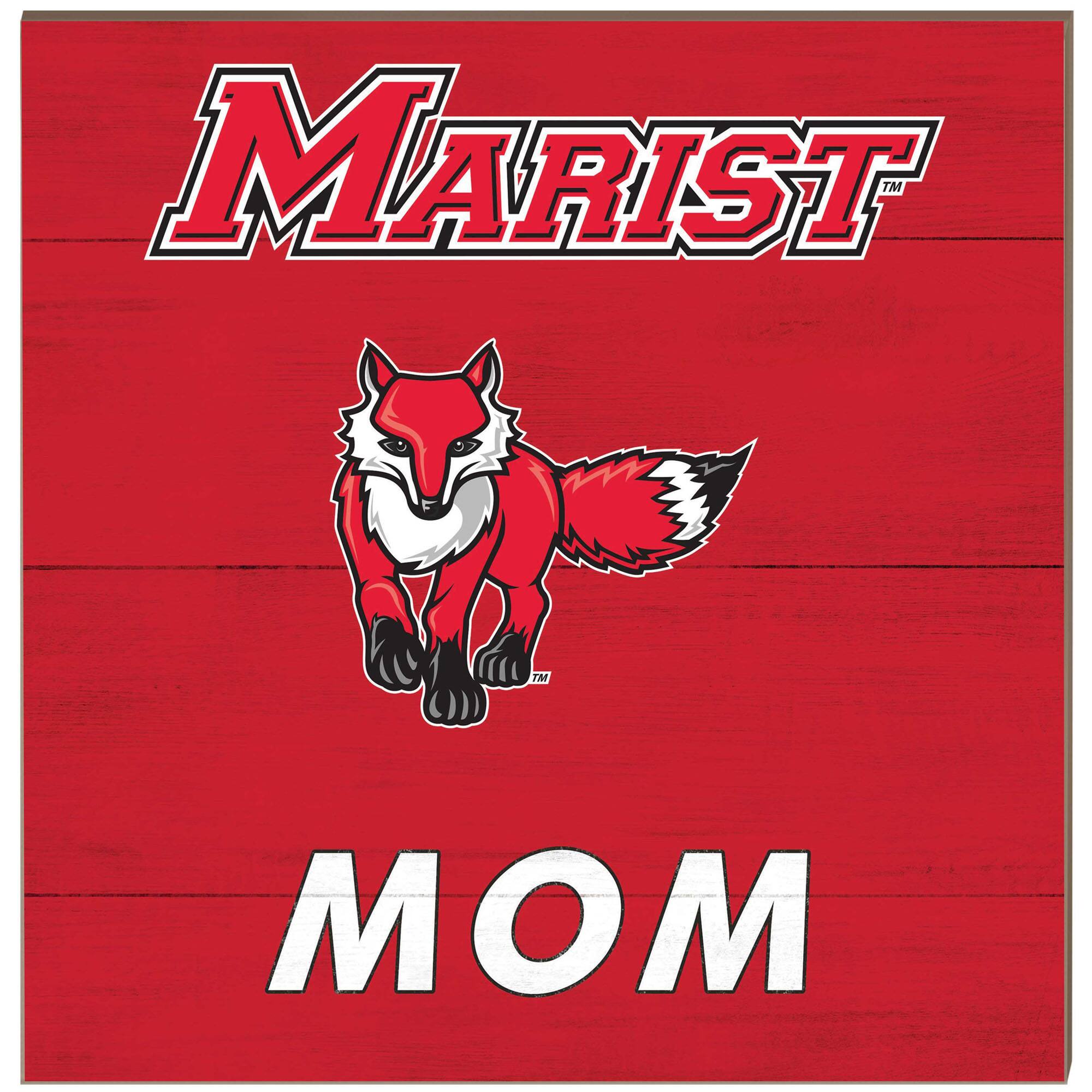 Marist Red Foxes 10'' x 10'' Mom Plaque