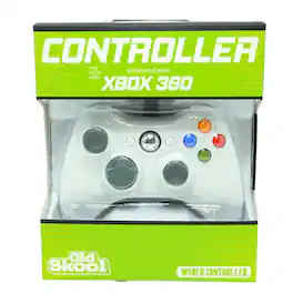 Old Skool - Wired USB Controller for PC & XBOX 360 - White