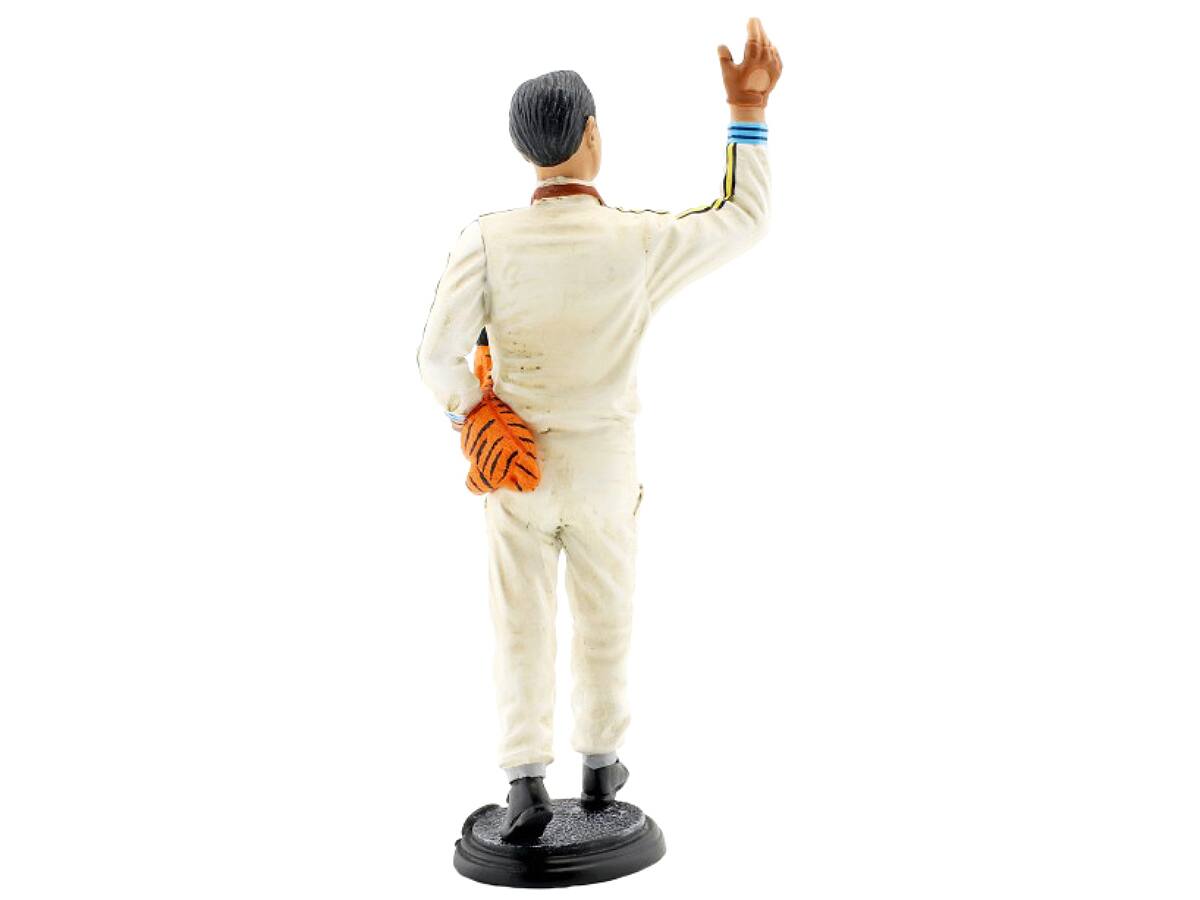 Alt View 2. Le Mans Miniatures - Jack Brabham Figurine Winner French Grand Prix Formula One F1 (1966) for 1/18 Scale Models by Le Mans Miniatures.