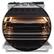 Alt View 4. Forno Appliances - 30 in. Wide 5 Burner Lazio 4.32 Cu.Ft. Freestanding Dual Fuel LP True Convection Range with Reversible Griddle - Silver.