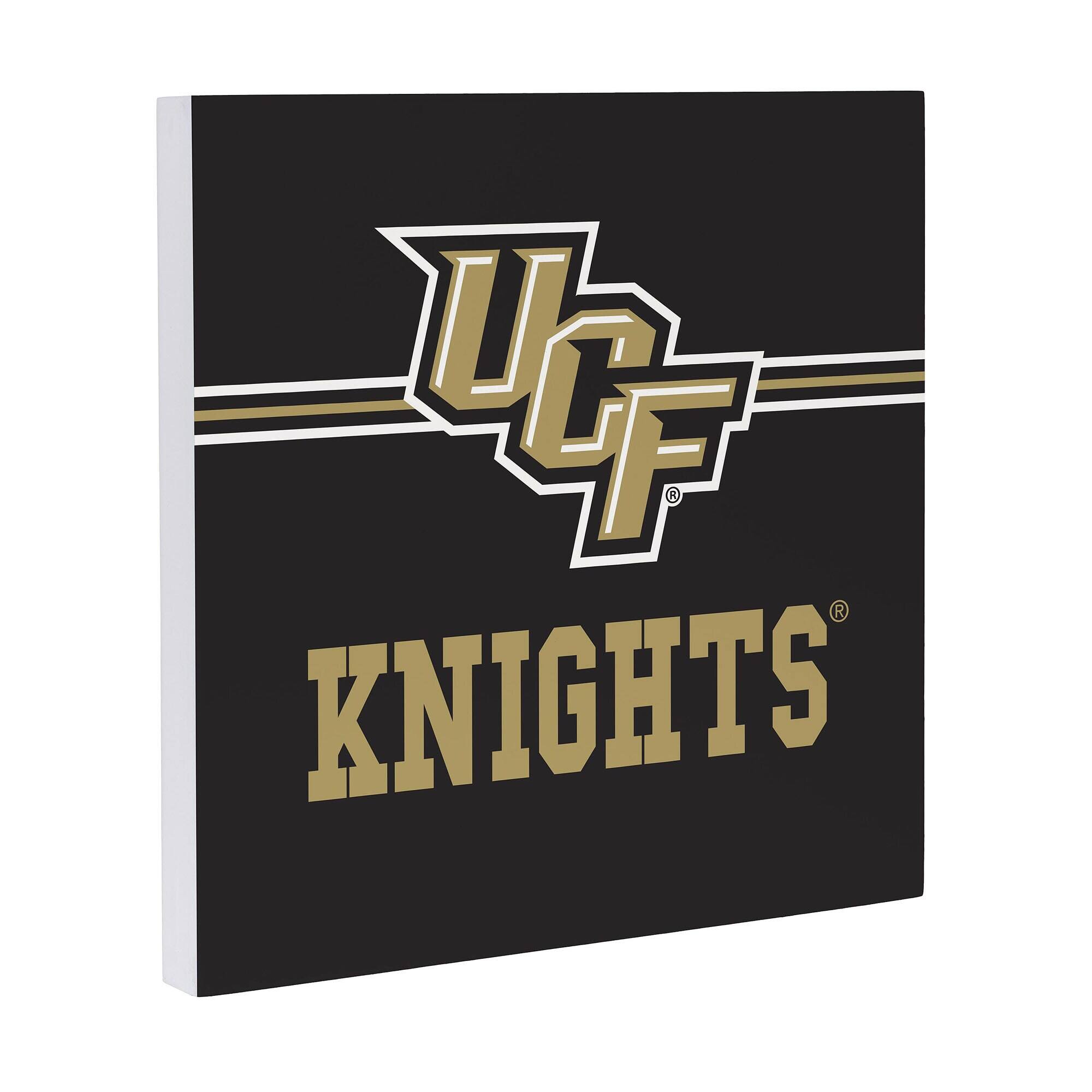Alt View 1. Evergreen Enterprises - UCF Knights 12" x 12" Wood Wall Sign - Multicolor.