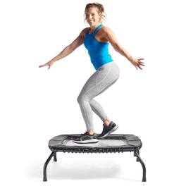 Sunny Health & Fitness - Indoor & Outdoor Exercise Trampoline - 40" - Black