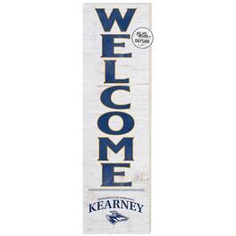 Jardine - Nebraska-Kearney Lopers 10'' x 35'' Indoor/Outdoor Welcome Sign - White