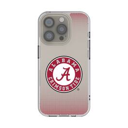 Keyscaper - NCAA - Alabama Crimson Tide Linen Logo iPhone Clear Case - 16e - Multicolor